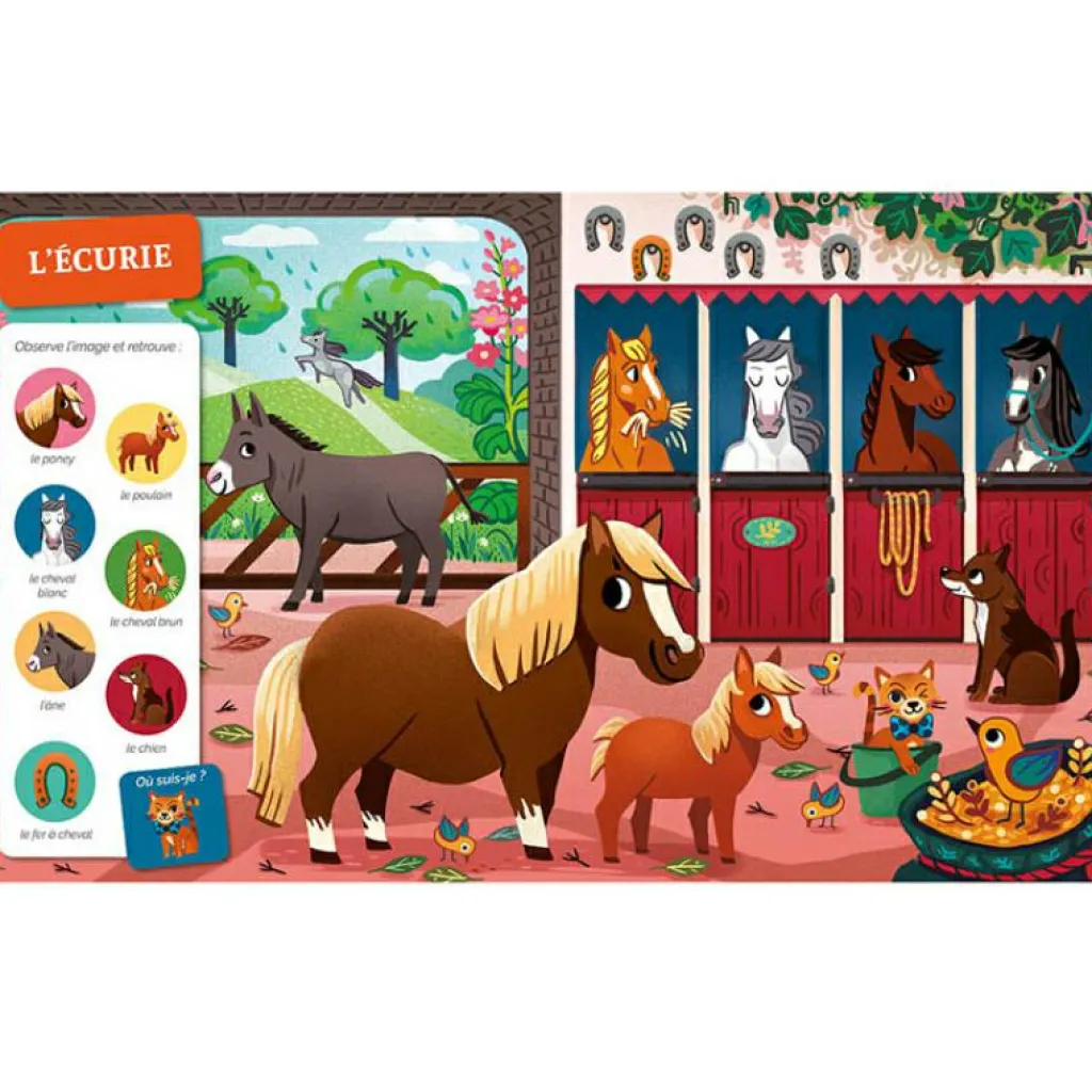Sale Livre Cherche et trouve des tout-petits - A la ferme Livre D'Activités