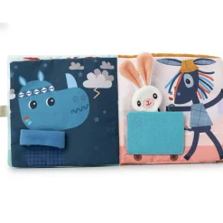 Outlet Livre d'activités en tissu Joe et son doudou Livre Bébé En Tissu