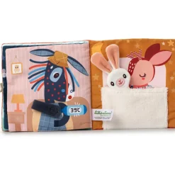 Outlet Livre d'activités en tissu Stella et son doudou Livre Bébé En Tissu