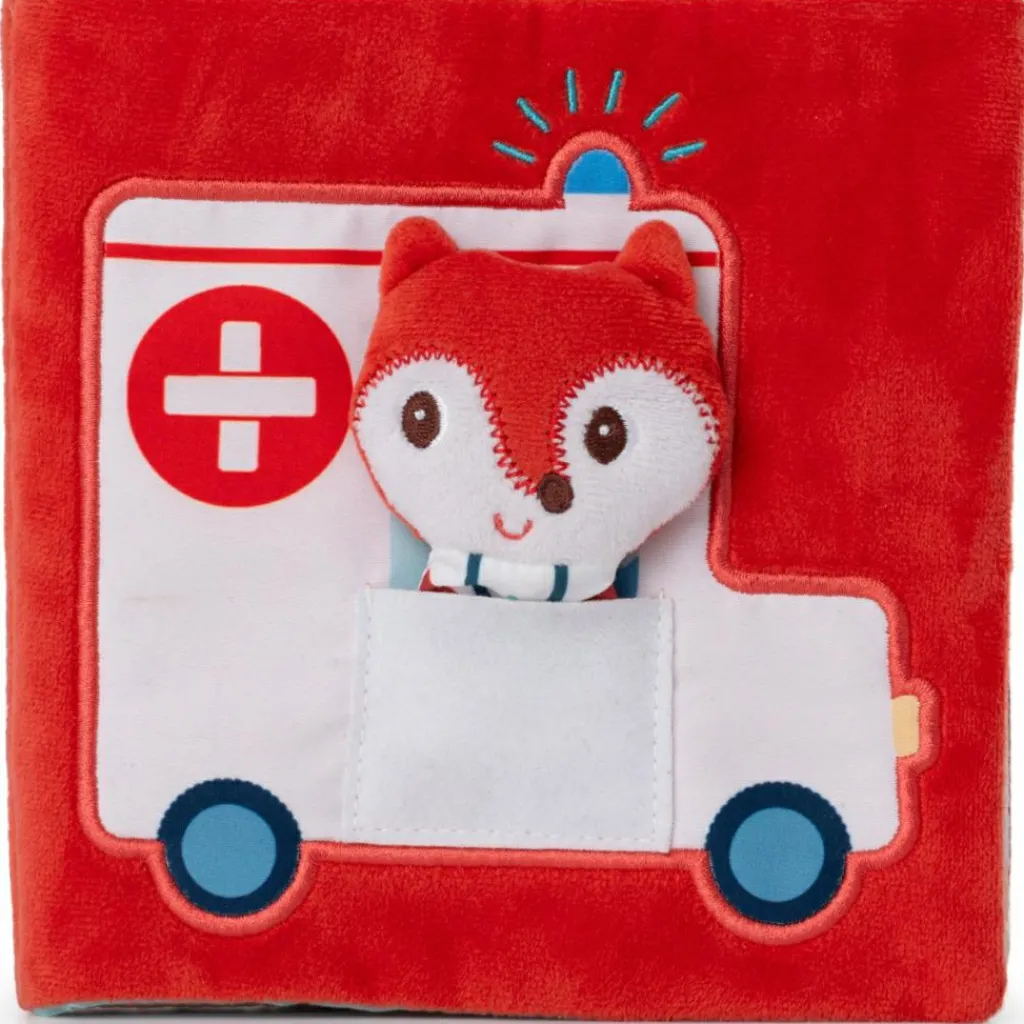 Livre d'activités en tissu Alice docteur Livre Bébé En Tissu