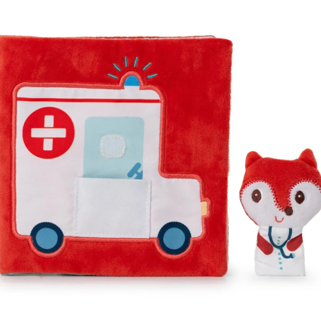 Livre d'activités en tissu Alice docteur Livre Bébé En Tissu
