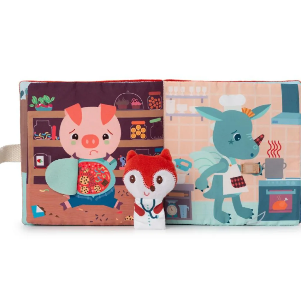 Livre d'activités en tissu Alice docteur Livre Bébé En Tissu