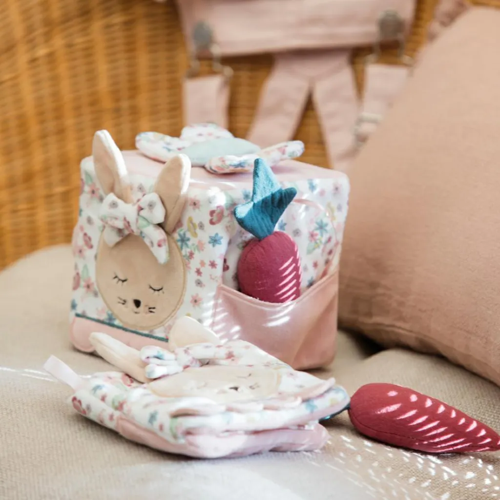 New Livre d'activités Garden Livre Bébé En Tissu