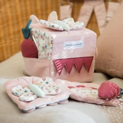 New Livre d'activités Garden Livre Bébé En Tissu