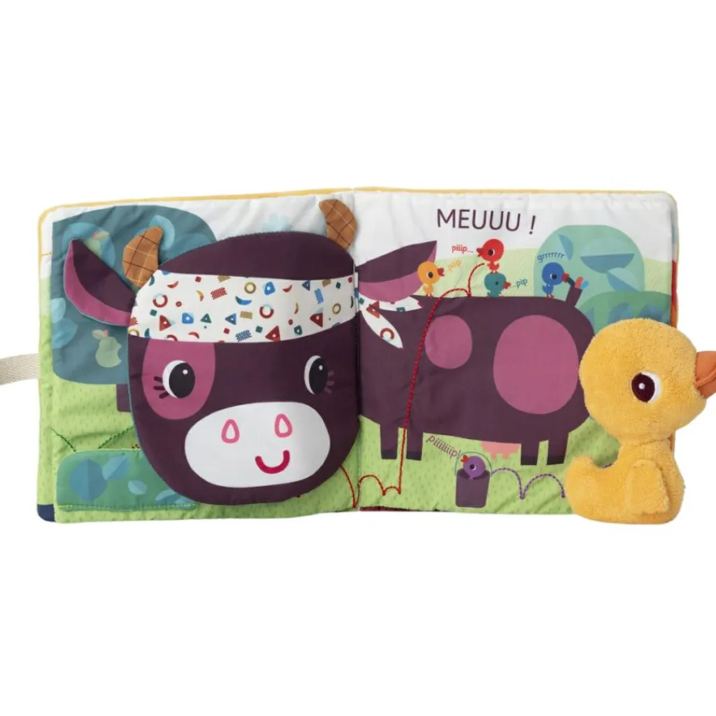 Hot Livre d'activités Gaspard à la ferme Livre Bébé En Tissu