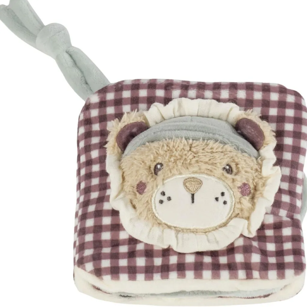 Hot Livre d'activités Lion Gala Cerise Livre Bébé En Tissu