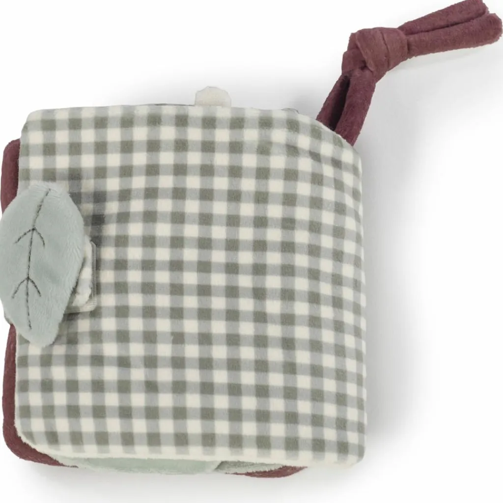 Livre d'activités Lion Gala Mint Livre Bébé En Tissu