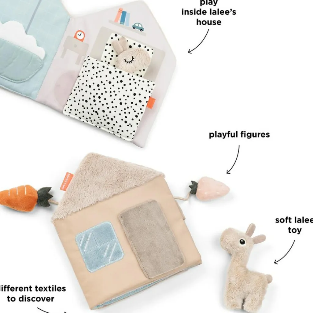 Clearance Livre d'éveil la maison de Lalee Lalee Sable Livre Bébé En Tissu