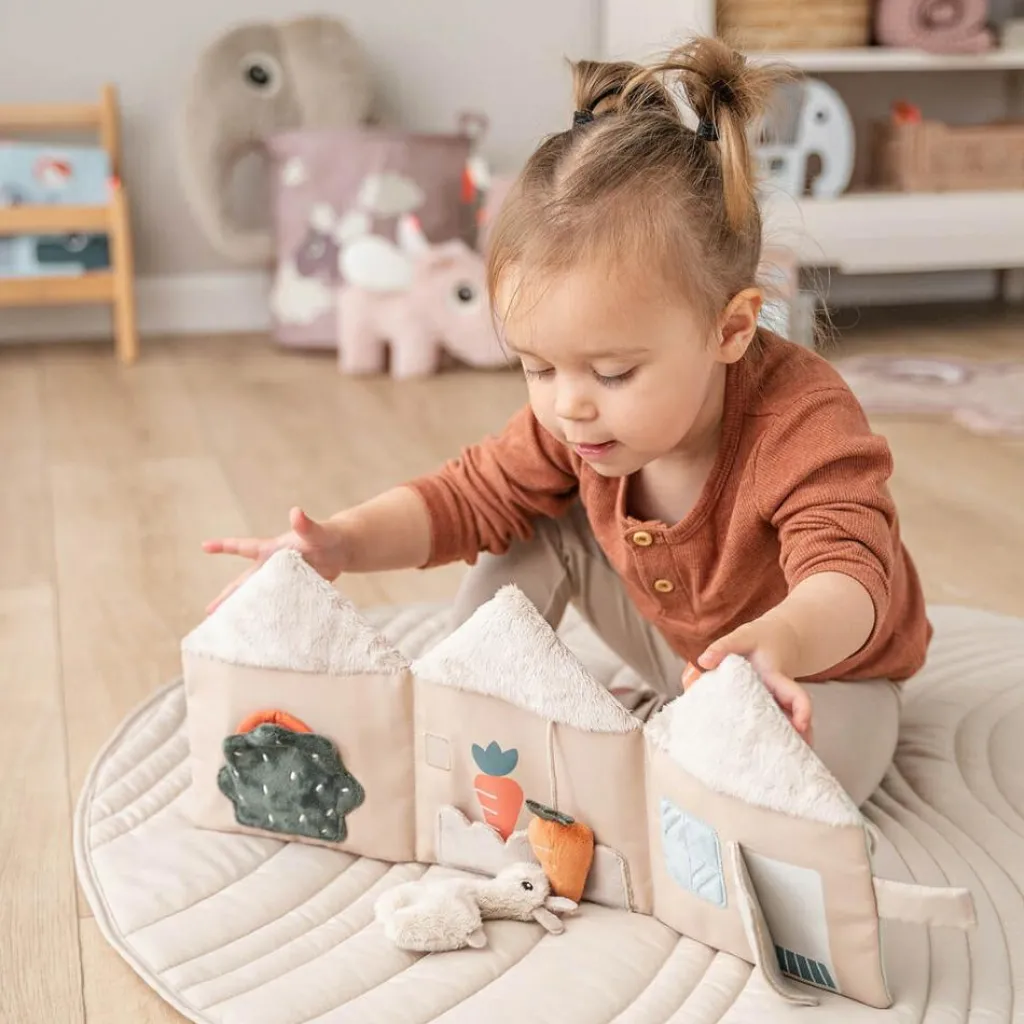 Clearance Livre d'éveil la maison de Lalee Lalee Sable Livre Bébé En Tissu