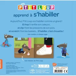 Online Livre Je decouvre avec P'tit Loup P'tit Loup apprend à s'habiller Premiers Livres