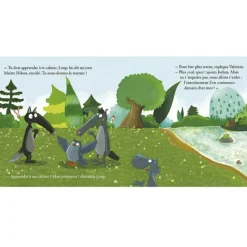 New Livre Le loup qui apprivoisait ses émotions Enfant Livre Enfant
