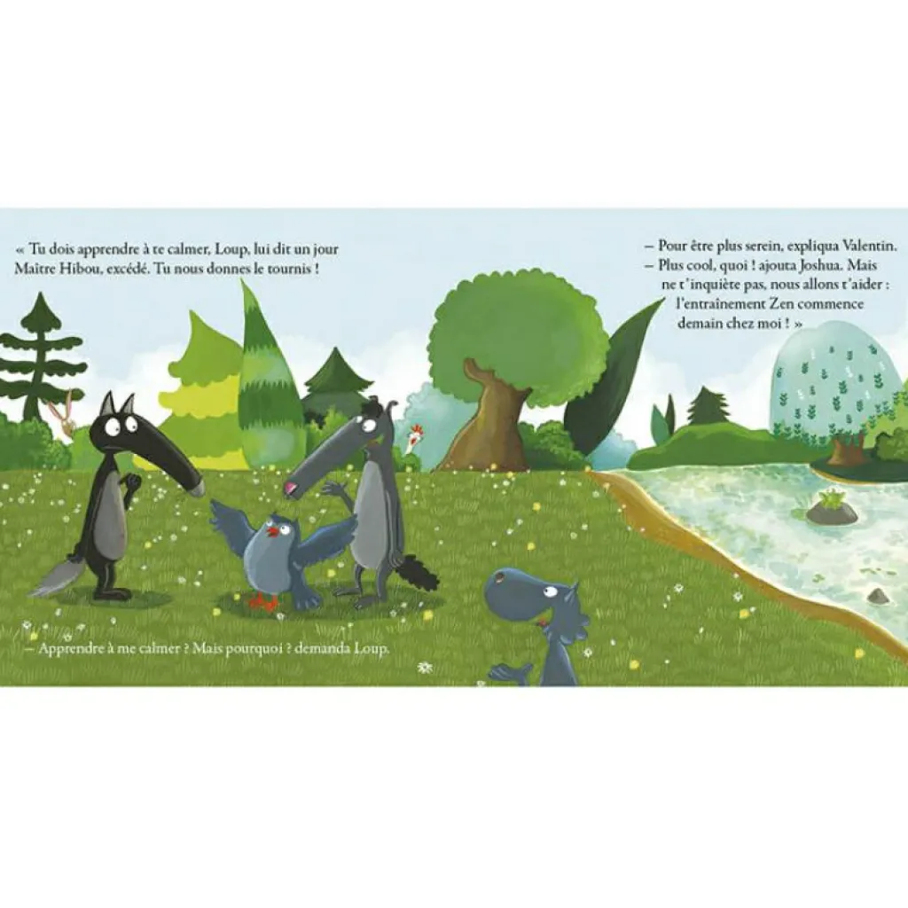 New Livre Le loup qui apprivoisait ses émotions Enfant Livre Enfant