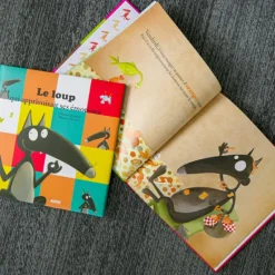New Livre Le loup qui apprivoisait ses émotions Enfant Livre Enfant