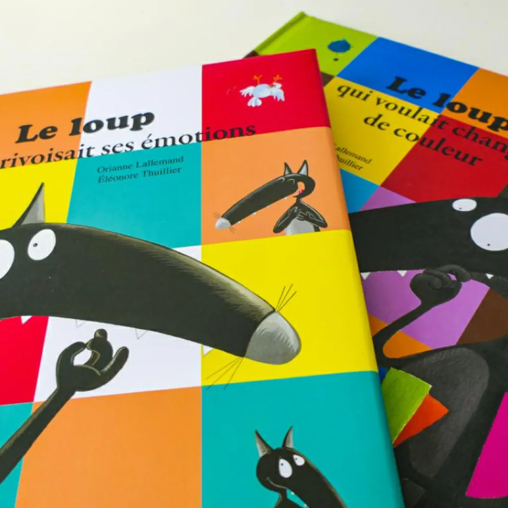 New Livre Le loup qui apprivoisait ses émotions Enfant Livre Enfant