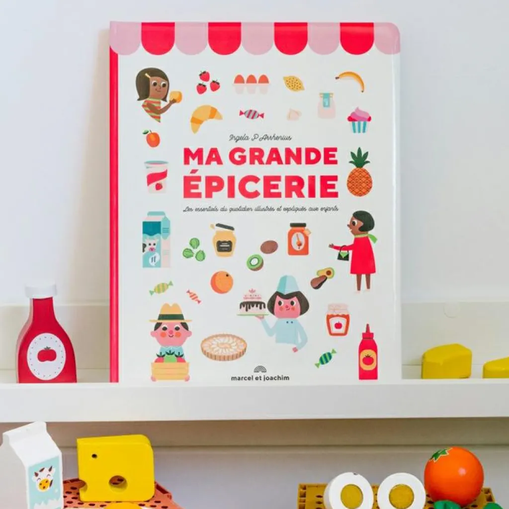 Online Livre Ma grande épicerie : les essentiels du quotidien illustrés et expliqués aux enfants Imagier