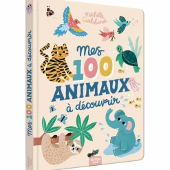 New Livre Mes 100 animaux à découvrir X Michelle Carlslund Imagier