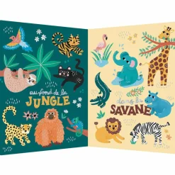 New Livre Mes 100 animaux à découvrir X Michelle Carlslund Imagier