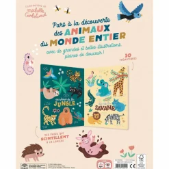 New Livre Mes 100 animaux à découvrir X Michelle Carlslund Imagier