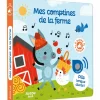 New Livre Mes comptines de la ferme Mes premiers sonores Livre Sonore