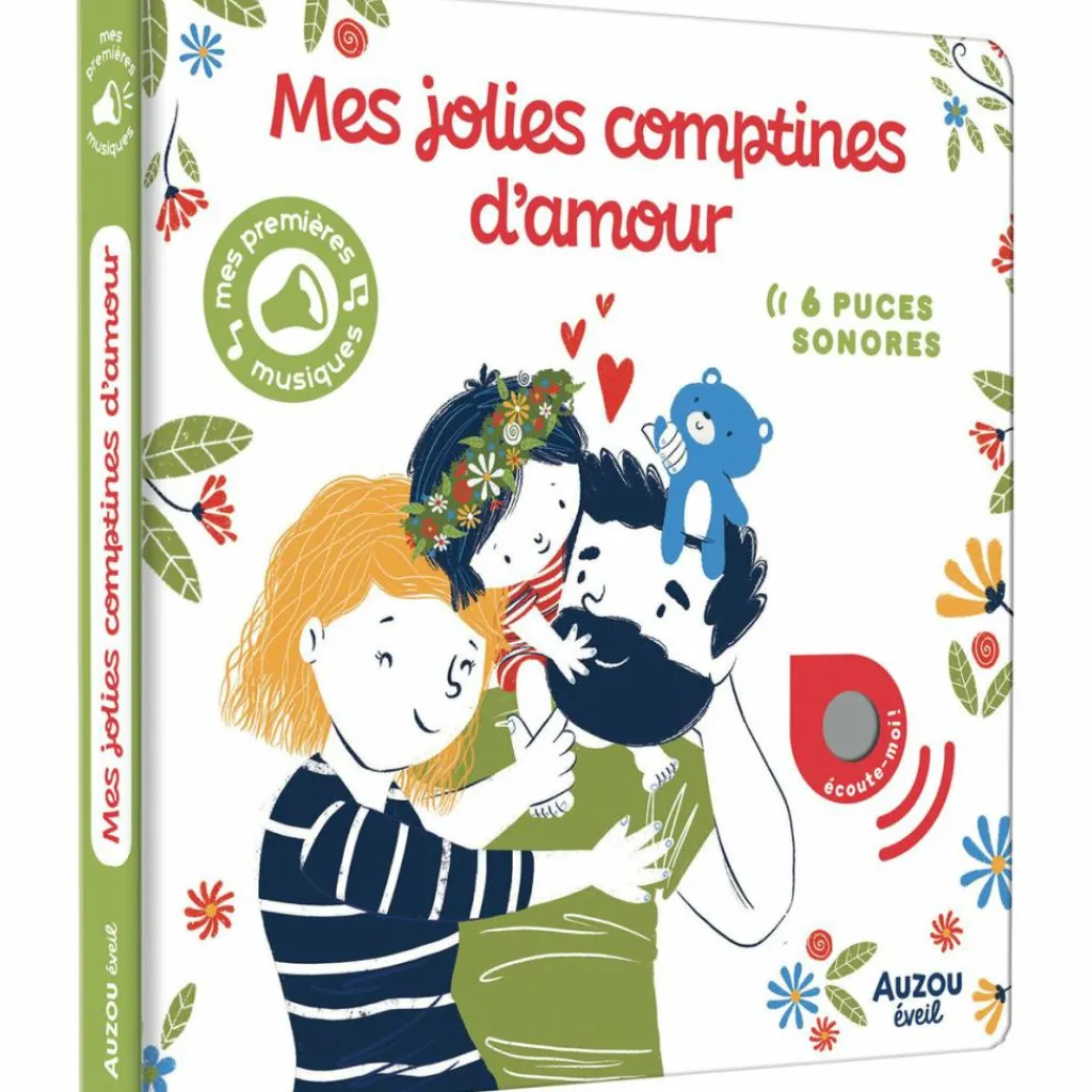 Livre Mes jolies comptines d'amour Mes premiers sonores Livre Sonore