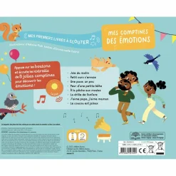 Sale Livre Mes premiers livres à écouter Mes comptines des émotions Livre Sonore