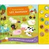 Outlet Livre Mes premiers livres à écouter Écoute et cherche les animaux Livre Sonore