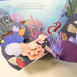 New Livre pop-up Trésors de l'Océan Enfant Livre Enfant