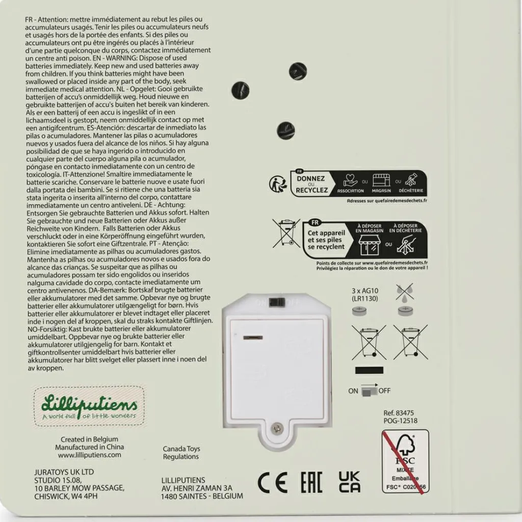 Best Livre tactile et sonore Happy Forest Livre Sonore