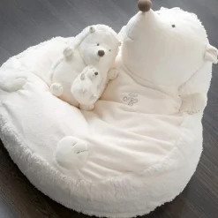 Clearance Léon le hérisson musical écru (25cm) Peluche Musicale