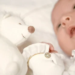 Clearance Léon le hérisson musical écru (25cm) Peluche Musicale