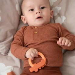 Online Lot de 2 anneaux de dentition Deer friends papaye et sable Jouet / Anneau De Dentition