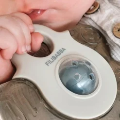 Lot de 2 anneaux de dentition étoile gris Jouet / Anneau De Dentition