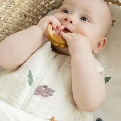 Clearance Lot de 2 anneaux de dentition Deer friends moutarde et rose Jouet / Anneau De Dentition