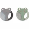 Hot Lot de 2 anneaux de dentition animaux gris et vert Jouet / Anneau De Dentition