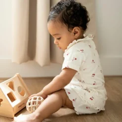 Discount Lot de 2 balles de préhension Vieux Rose-Warm Linen Balle / Cube D'Activités