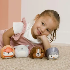 New Lot de 4 balles doudous Forêt Doodballs Balle Souple