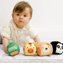 Hot Lot de 4 balles doudous Jungle Doodballs Balle Souple