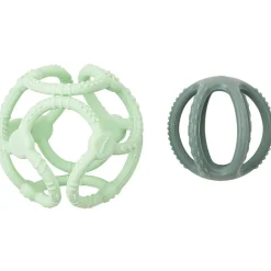 Discount Lot de 2 balles encastrables en silicone vertes Jouet / Anneau De Dentition