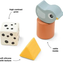 Outlet Lot de 4 blocs sensoriel Birdee Jouet À Empiler