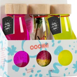 New Lot de 3 bouteilles sensorielles Paradis fluorescentes Bouteille Sensorielle