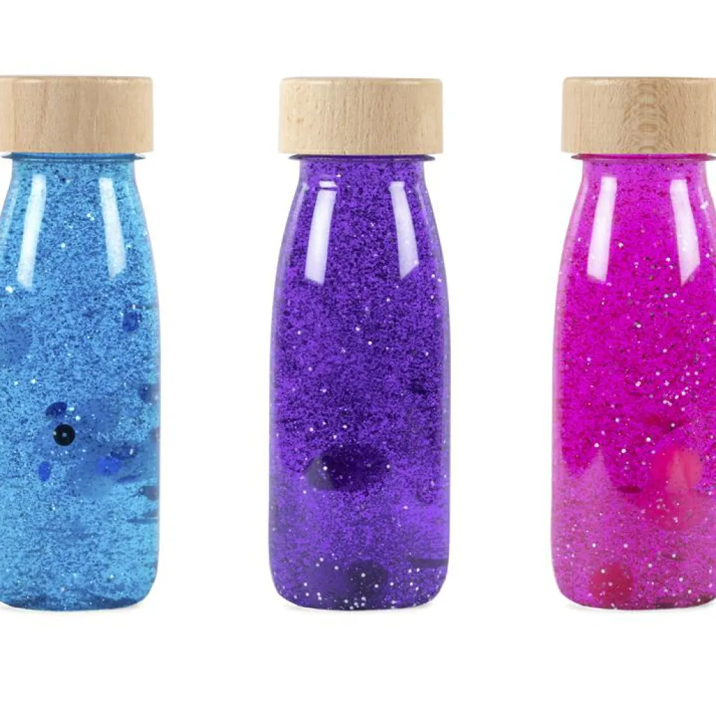 Hot Lot de 3 bouteilles sensorielles Float Magic Bouteille Sensorielle