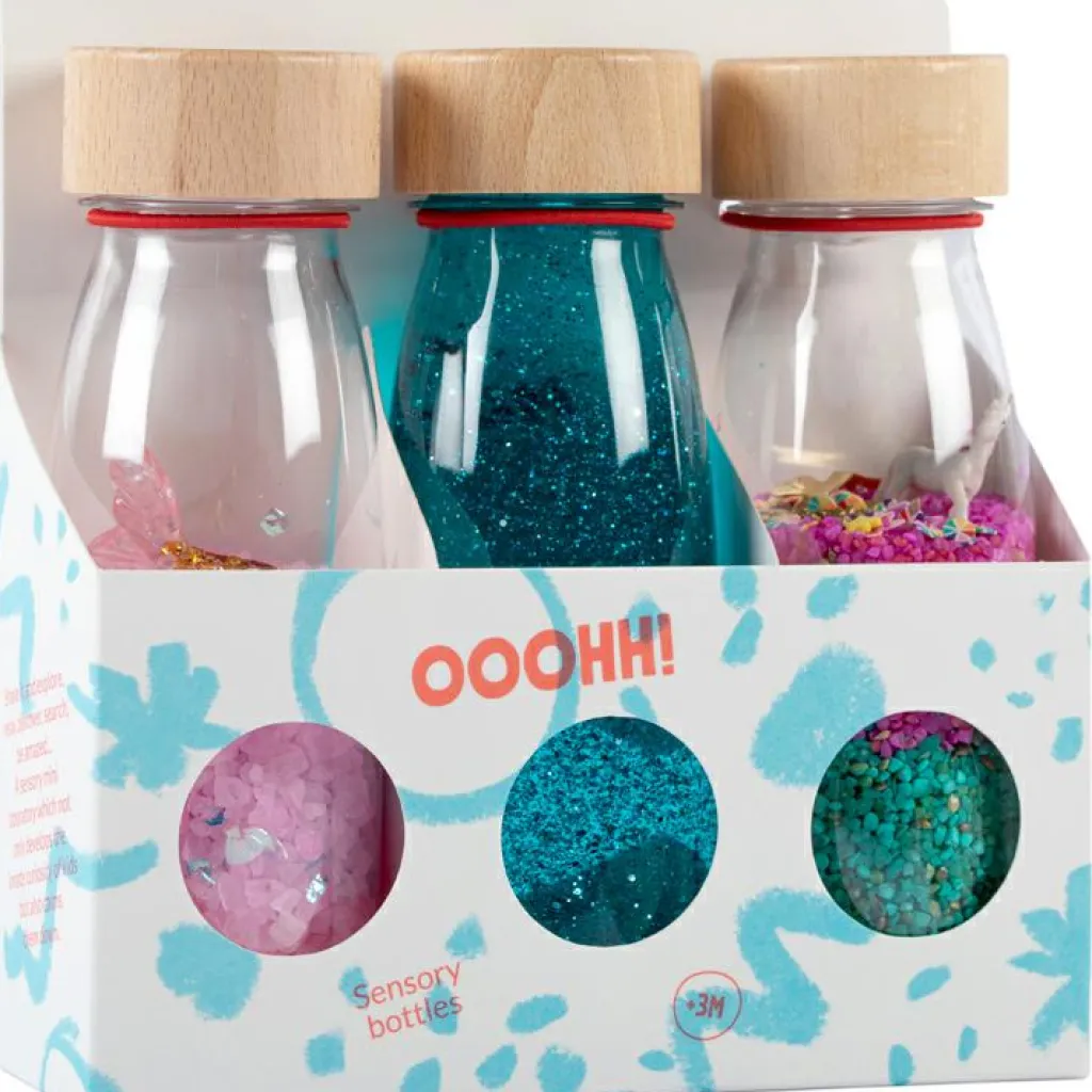 Sale Lot de 3 bouteilles Sound rose Bouteille Sensorielle