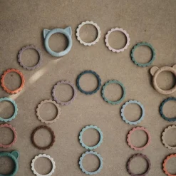 Clearance Lot de 3 bracelets de dentition Flower Rose-Blush-Shifting sand Jouet / Anneau De Dentition