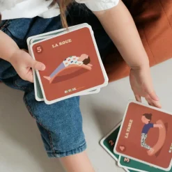 Discount Lot de 10 cartes postures de Yoga (à réaliser sur une planche d'équilibre) Parcours De Motricité