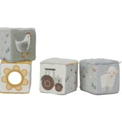 Online Lot de 4 cubes doux Little Farm Balle / Cube D'Activités