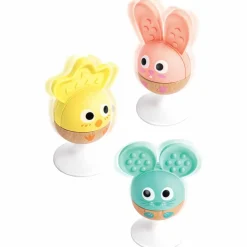 Lot de 3 hochets à ventouse Animaux Hochet