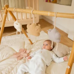 Discount Lot de 3 jouets à suspendre bamboo Little sheep Jouets Pour Arche