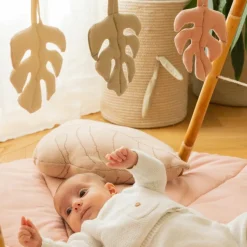 Clearance Lot de 3 jouets à suspendre bamboo Monstera Jouets Pour Arche