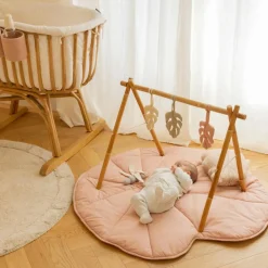 Clearance Lot de 3 jouets à suspendre bamboo Monstera Jouets Pour Arche