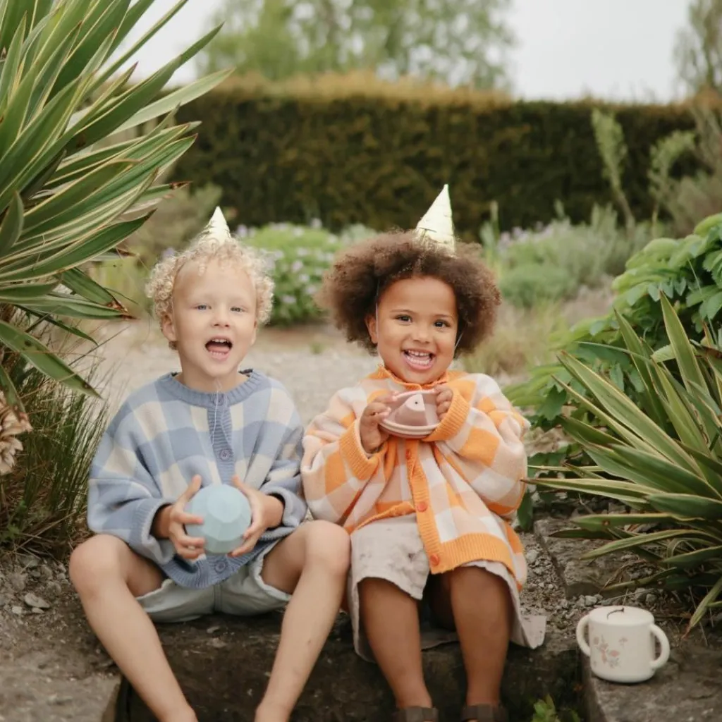 Hot Lot de 3 jouets sensoriels Nesting Spheres Powder Blue Balle Souple